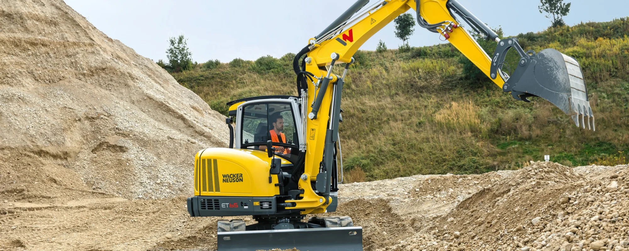 Wacker Neuson Compact Excavators — supplied in Guyana by Goldman Industrial Solutions