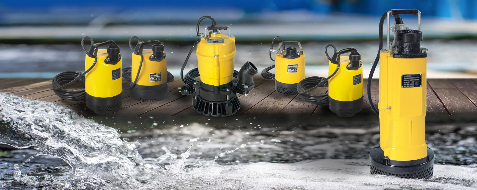Wacker Neuson Submersible Pumps — supplied in Guyana by Goldman Industrial Solutions